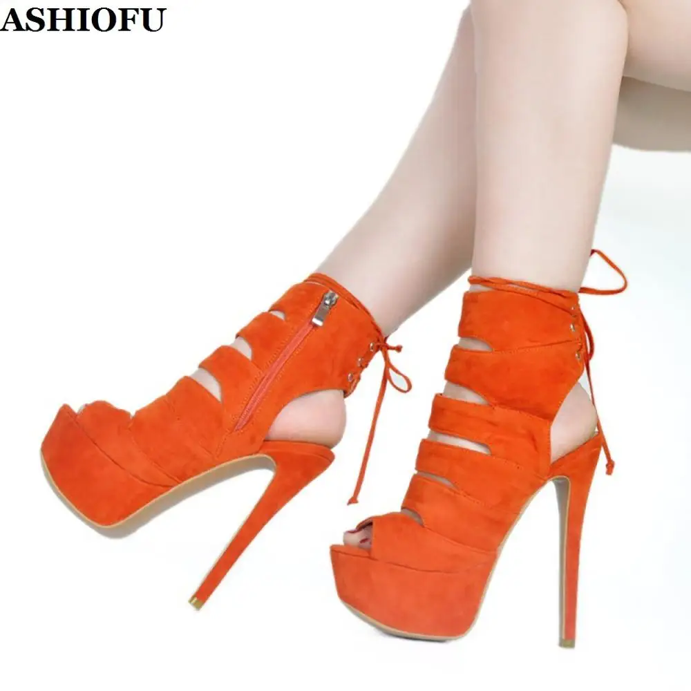 ashiofu-handmade-ladies-high-heel-sandals-slingback-cross-shoelace-sexy