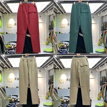 2021FW Represent Sweatpant Solid Color Cargo Pant Men Women Side Small Embroidery Logo Pants Back Flip Pocket Jogger Trousers