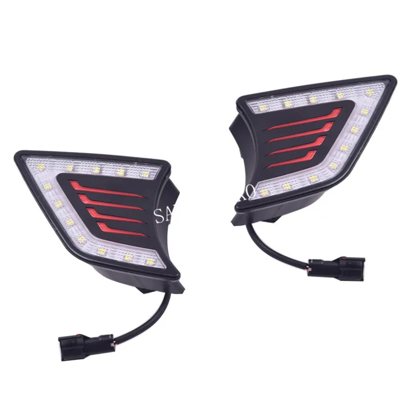 DRL для Toyota Hilux Vigo 2012 2013 Автомобильный Стайлинг светодиодный DRL Дневной ходовой светильник противотуманная фара 12 В Авто ходовой светильник s