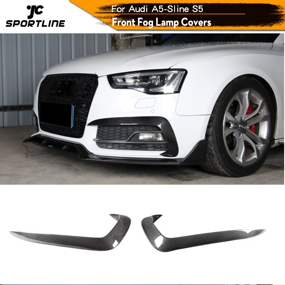Передний бампер для Audi A5 Sline S5 2012 2016 противотуманные фары плавники решетки