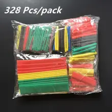 328PCS Polyolefin Insulation Heat Shrink Tubing Tube Sleeve Wrap Wire Assortment Shrinkable Tube Wrap Wire Cable Sleeves Set Hot