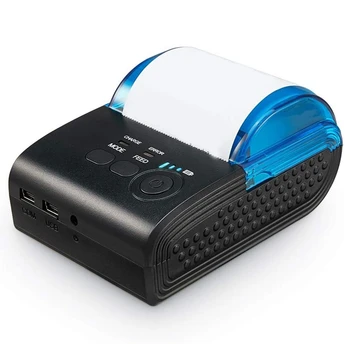 

POS Printer Bluetooth Thermal Receipt Printer,Mini Wireless 58mm Mobile Printer Compatible Android/POS Commands UK Plug