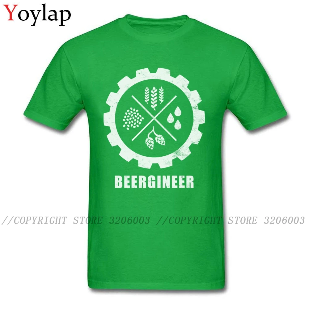 Beer Engineer Gear футболка Ретро 3D печатные мужские футболки лето/осень 100% хлопок вырез