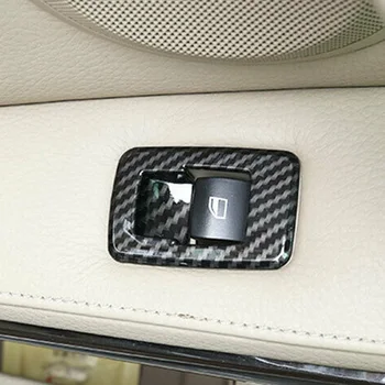 

Carbon Fiber Black Window Switch trim Decal Accessory Frame Cover For BMW 3 Series E90 05-12 Anti-fading
