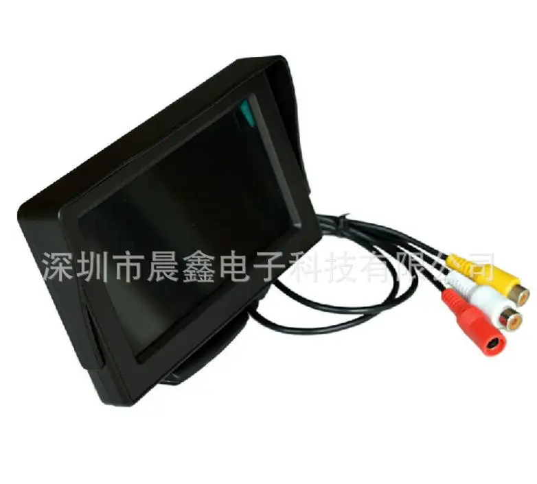 20шт 4,3 дюймовый TFT ЖК-монитор автомобиля заднего вида парковочный монитор с светодиодный подсветкой дисплей для камеры заднего вида DVD