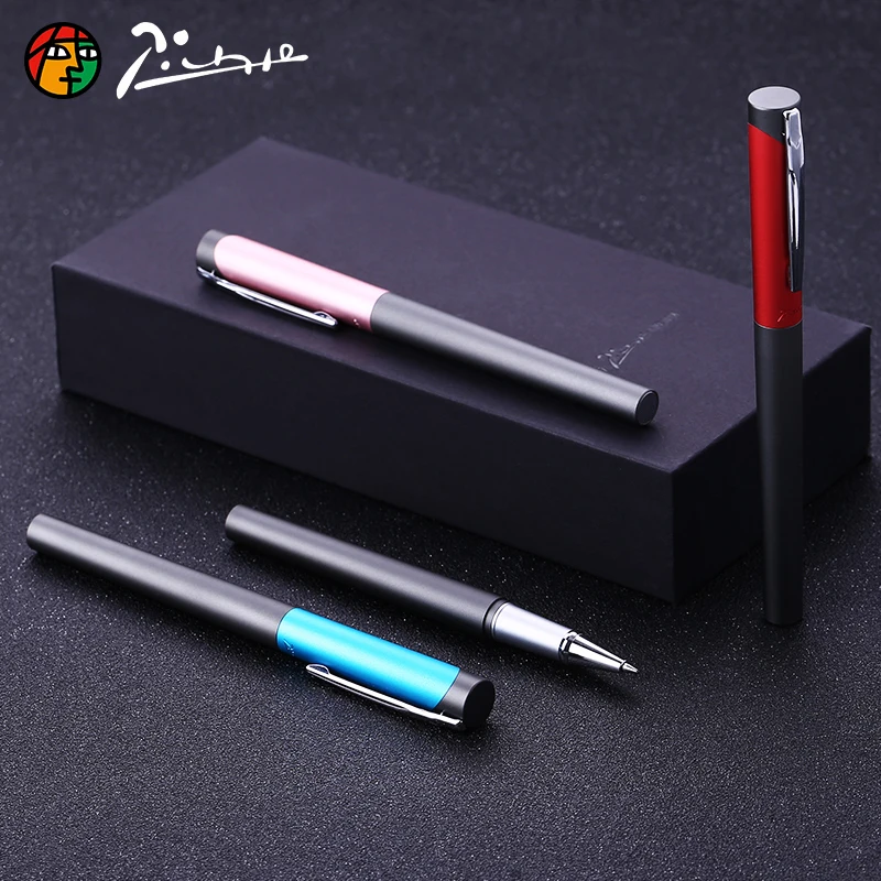 

New Pimio Picasso 963 Metal Rollerball Pen with Refill Marie Curie Series Fine Point Gift Pen Set for Business Office School