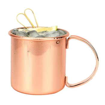 

Pure Copper Mug Creative Coppery Handcrafted Durable Moscow Mule Cocktail Cup For Restaurant Bar Drinkware Party Kitchen