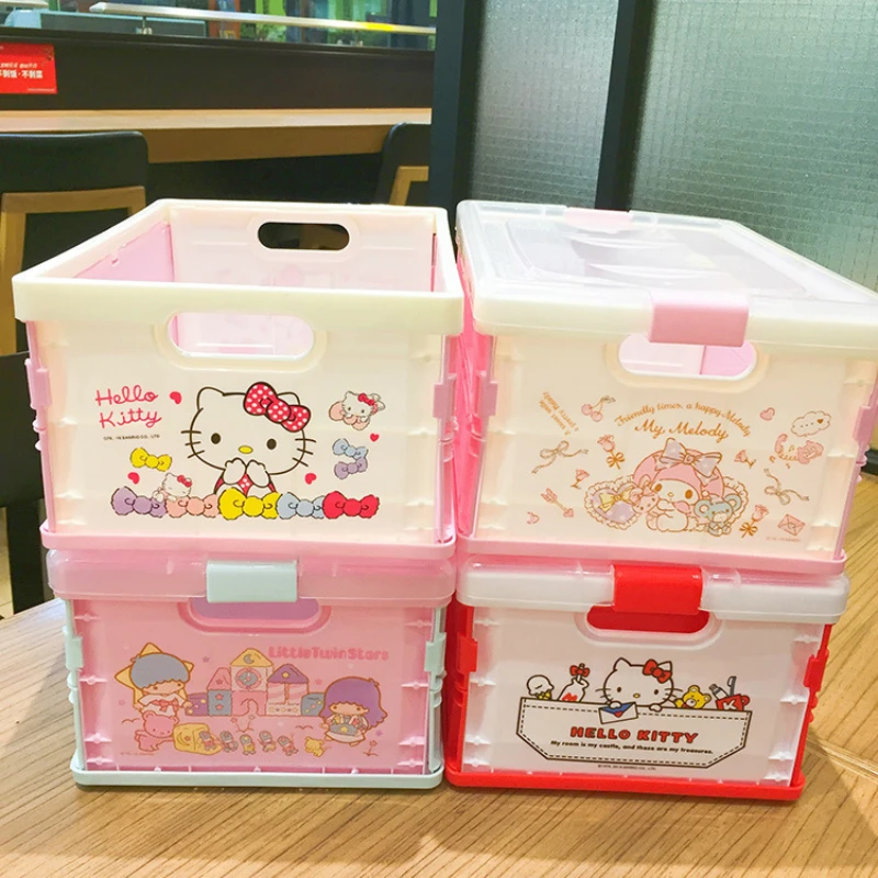 High quality Lovely Kitty Storage Boxes with Lids No Smell Plastic