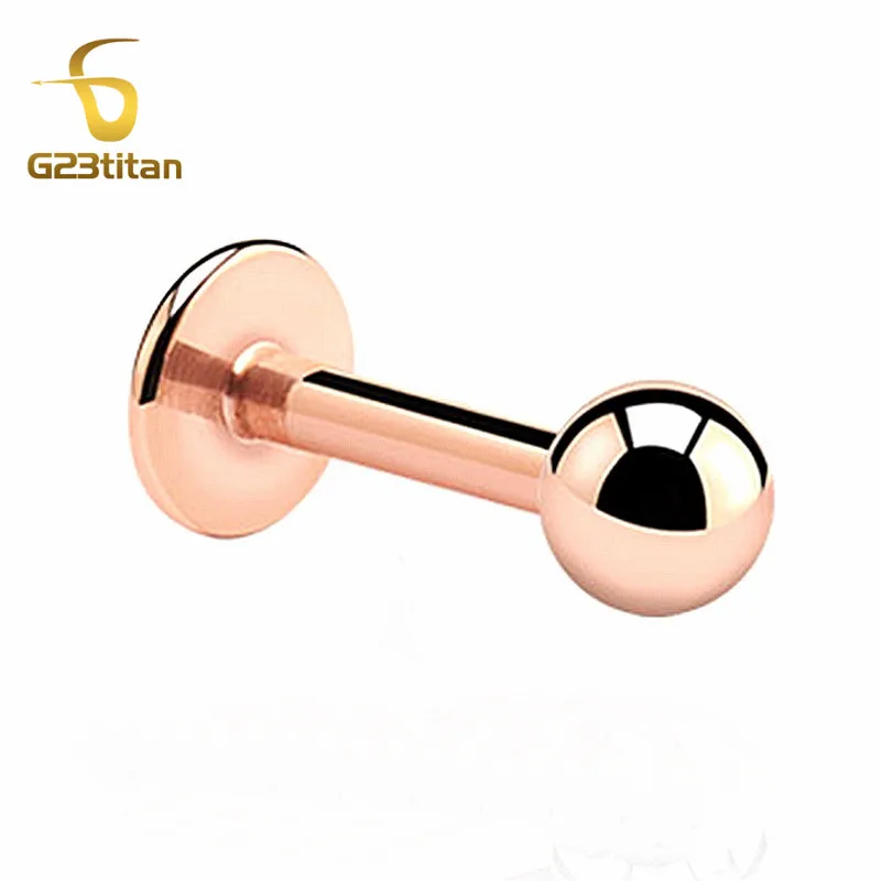 G23titan, 10 штук в партии, g23 титановая губная серьга серьги для губ уха пирсинг для ушного козелка украшение-серьга для тела кольца для губ - Окраска металла: External threaded