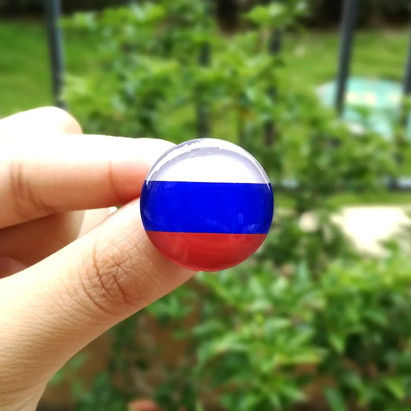 S10 русская Украина Беларусь Корея Польша Netherland значки с флагами стран рюкзак иконы брошь для одежды Rozet - Цвет: S10-15 Russia