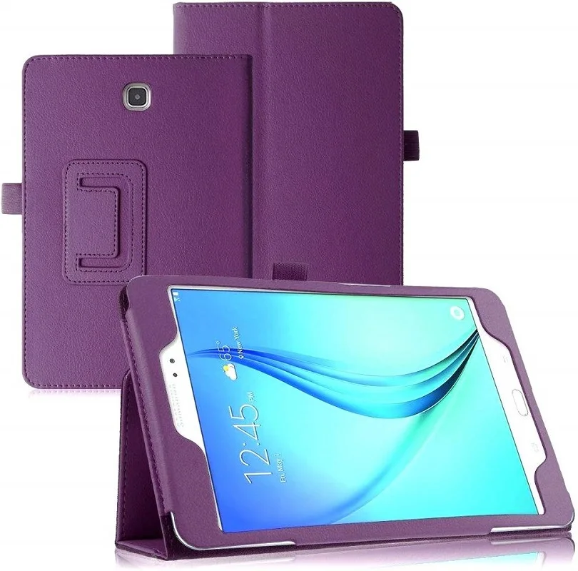 Чехол для Samsung Galaxy Tab 3 T210 T211 откидной защитный матовый однотонный кожаный чехол