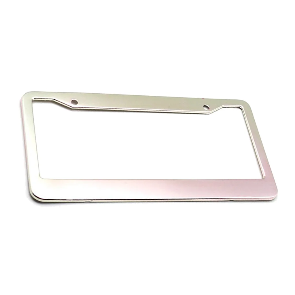 1 Piece Metal License Plate Frame for Men Women Tag Holder Aluminum Alloy Car Tag Frame with Screws Dropshipping