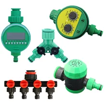 Cheap Automatic Garden Watering Timer With 4-Ways Distributor Electronic LCD Display Water Controller Watering Irrigation System Cheap Automatic Garden Watering Timer With 4-Ways Distributor Electronic LCD Display Water Controller Watering Irrigation System