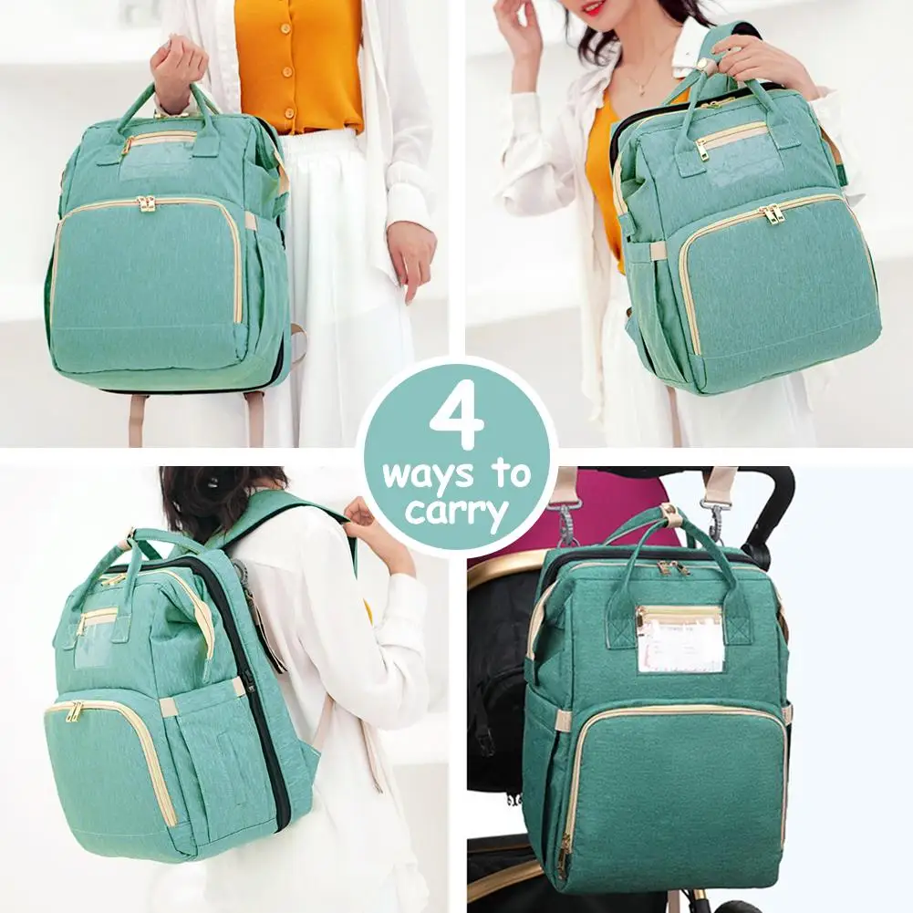 Portable Diaper Bag Baby Travel Backapack Baby Bed Diaper Changing Table Pads For Mom Dad Baby Portable Diaper Bag Baby Travel Backapack Baby Bed Diaper Changing Table Pads For Mom Dad Baby