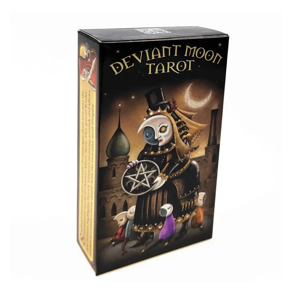 78 шт. английская настольная игра Deviant Moon Tarot Card английская версия карты Семейные друзья вечерние настольные игры