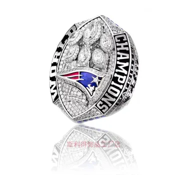 

UUNICO New 2018 Super Bowl Champion New England Patriots Full Size Steel Mold High Quality 2019 Champion Ring
