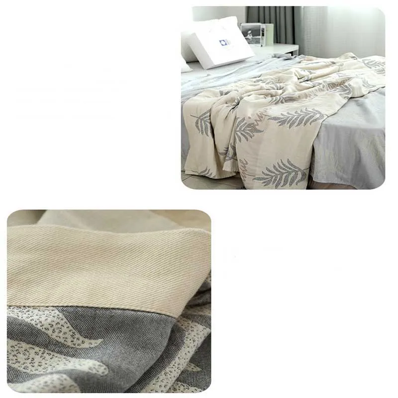 Бамбуковое газовое постельные принадлежности одеяло офисное покрывало для сна покрывало для младенцев дорожное автомобильное одеяло