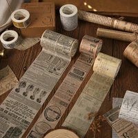 Journamm 11 Design Vintage Style Washi Paper Tape Scrapbooking Sticker School Supplies Decoration DIY Creative Stationery Tapes 2