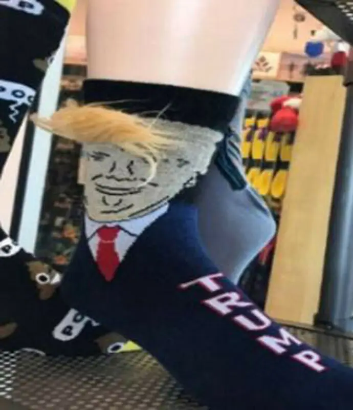 President Дональд Трамп носки с 3D Поддельные Пудель волос команды женщин мужчин Забавный подарок