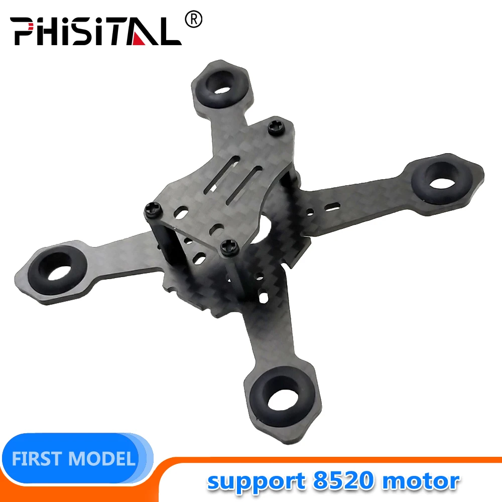 PHISITAL PX90mm DIY комплект с рамкой для дрона 55 мм пропеллеры мини карбоновое волокно FPV