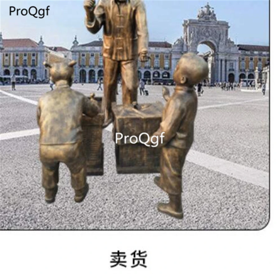 Ngryise 1Pcs A Set people garden use decoration statue - Цвет: 22