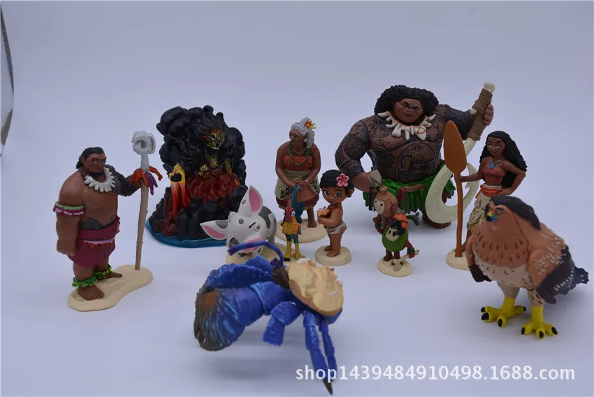 

Anime Peripheral Oceans Romance Mo Ana Moana MengNa Princess Toy Garage Kit Doll Ornaments Children Gift