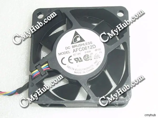 Для DELTA AFC0612D BF20 DC12V 0.60A 6025 6 см 60 мм 60x60x25 мм 4Pin 4 провода Вентилятор охлаждения