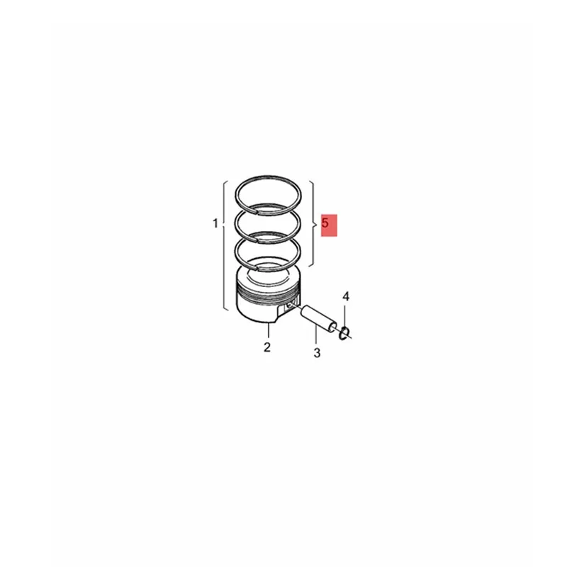 Car Piston Ring Kit 2003-vol voS 40 C30 C70 S80 S60 XC90 V40 S40 30731512 | Автомобили и мотоциклы
