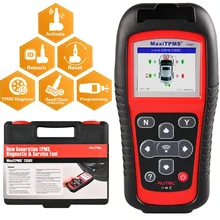 Autel maxitpms ts501 reaprender ferramenta tpms reset, tpms diagnosticar, leitura/clear tpms dtcs, ativação do sensor, programa mx-sensor, chave