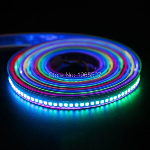 5 м 144 светодиодный s/M WS2811 Светодиодная лента 12 в 5050 SMD Адресуемая индивидуально RGB