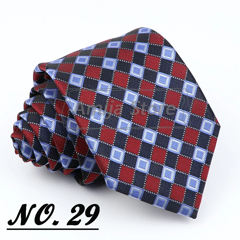 52 Stile Herren-Krawatte, modisch, floral, gestreift, kariert, Jacquard-Krawatte, Accessoires, Alltagskleidung, Krawatte, Hochzeit, Party, Geschenk für Mann – Detail 38