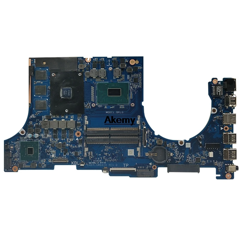 DABKLGMB8D0 материнская плата для ноутбука ASUS TUF Gaming FX504G FX80G оригинальная материнская плата I7-8750H GTX1050