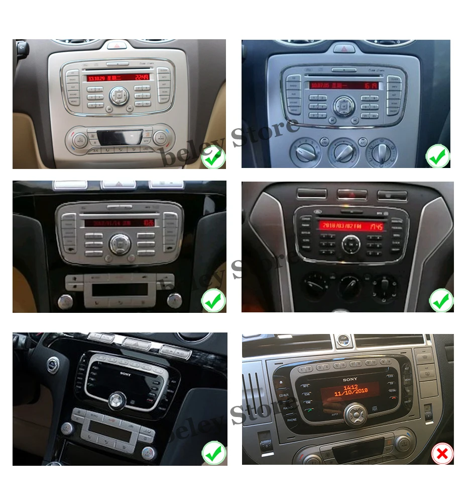 PX6 4G+ 64G Android 9,0 автомобильный dvd для Ford Mondeo focus S-max smax Kuga c-max gps умное радио видео wifi BT мультимедийный плеер