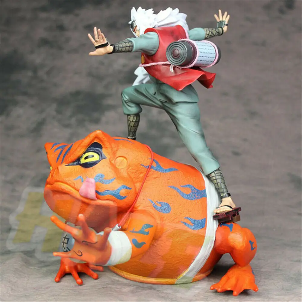 Аниме Наруто Jiraiya Gama-Bunta статуя ПВХ фигурка коллекция игрушек Аниме Фигурка фигурка игрушки кукла в коробке