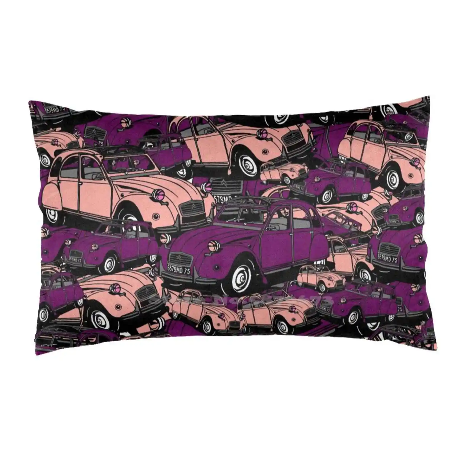 Citroen 2Cv Fodera Per Cuscino Per Divano Home Printed Federe 2Cv Citron Cult Movie Retro Nostalgia Classicars Automobile Francia