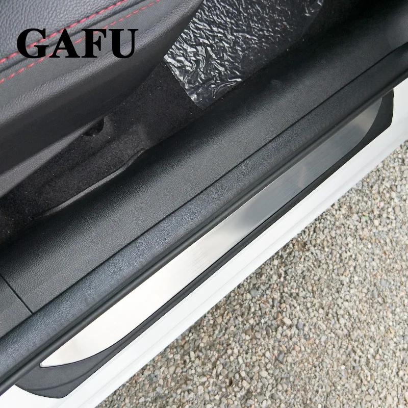 Автомобильные аксессуары для VW T ROC 2018 2020 накладка из нержавеющей стали дверные