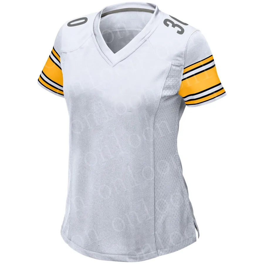 

Womens Sports Pittsburgh Fans Jersey Juju Smith-schuster Antonio Brown Ben Rorthlisberger Bell Bettis Watt White Womens jerseys