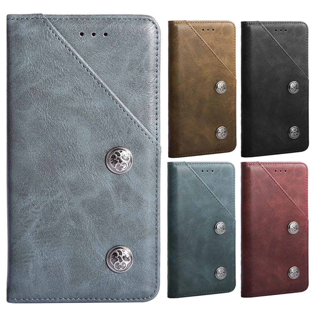 Защитный чехол-бумажник iTien Для Doogee BL9000 S55 S60 lite X50 L из натуральной кожи | Мобильные