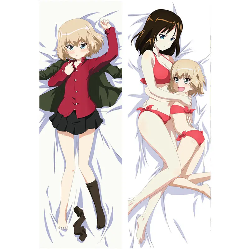 Polyester Аниме для девочек и танки, накидка для подушки, Саори takebe Dakimakura Чехол сексуальная девушка 3D двухсторонняя постельные принадлежности обниматься тела Чехол GP03 - Цвет: Polyester
