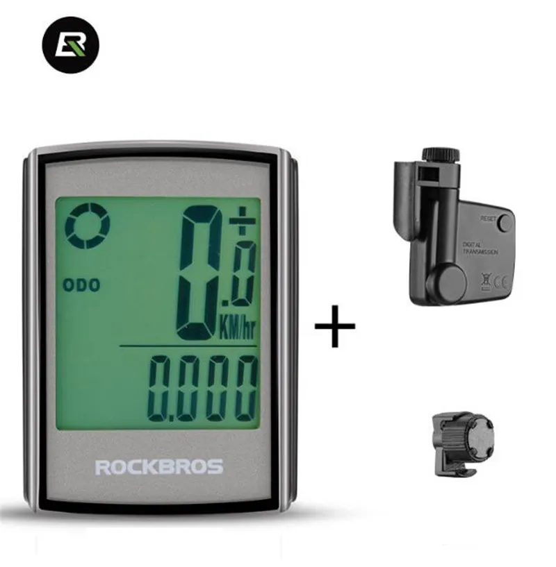 ROCKBROS водонепроницаемый велосипедный компьютер со спидометром беспроводной ЖК