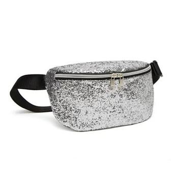 

Women Waist Bag Multicolored Sequin Bag Ladies Shell Shoulder Bag Chest Bag Female Fashion Crossbody Bag