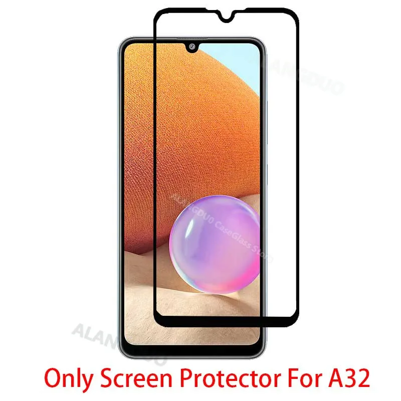 phone tempered glass A32 Tempered glass for samsung Galaxy A32 A53 A73 A12 A22 23 camera lens screen protector for samsung a 32 A52 A72 M32 a71 glass mobile protector Screen Protectors
