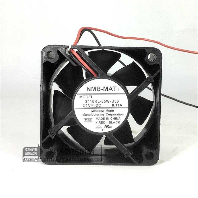 Оригинальный NMB 2410RL-05W-B50 6025 60 мм 60*60*25 серверный чехол охлаждающий вентилятор 24 в А
