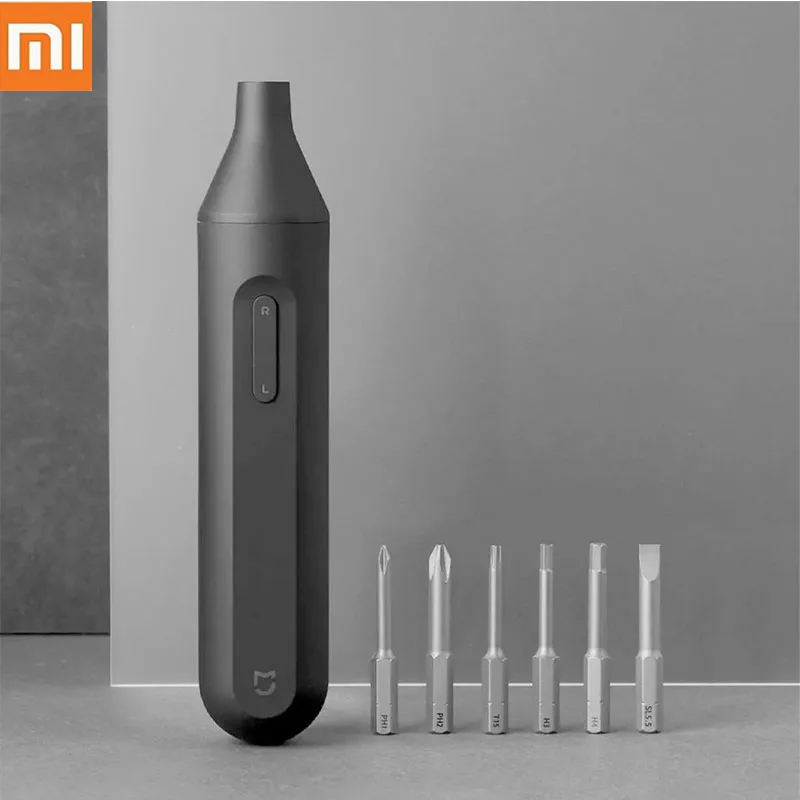 2020 Xiaomi Mijia электрическая/ручная отвертка интегрированный 1500mAh перезаряжаемый W/6 S2