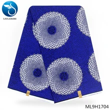 LIULANZHI Королевский синий африканский голландский воск ткань хлопок голландский воск высокое качество голландский воск Принты Ткань 6 ярдов ML9H1701-ML9H1727