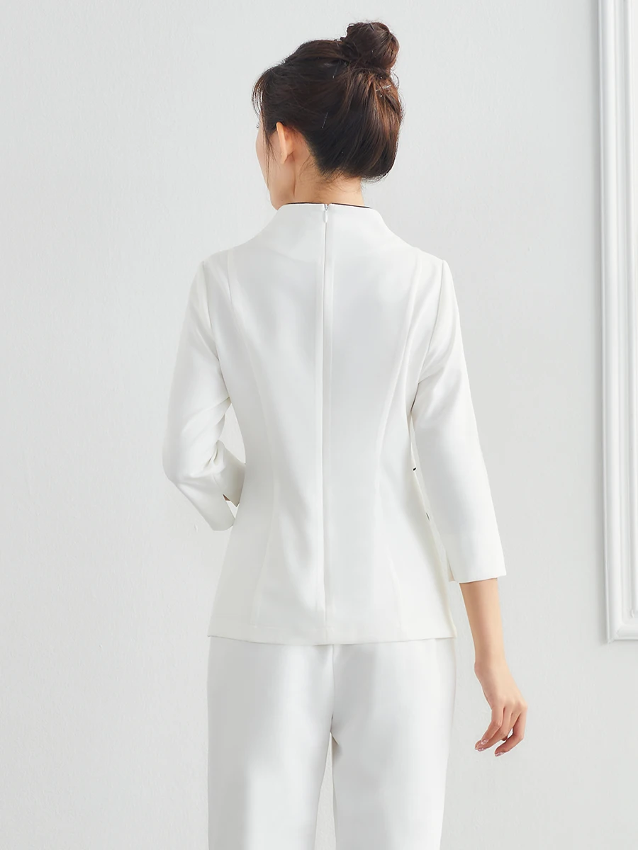 Beautician work clothes female autumn winter health salon technician clothing beauty salon high-end skin management clothing