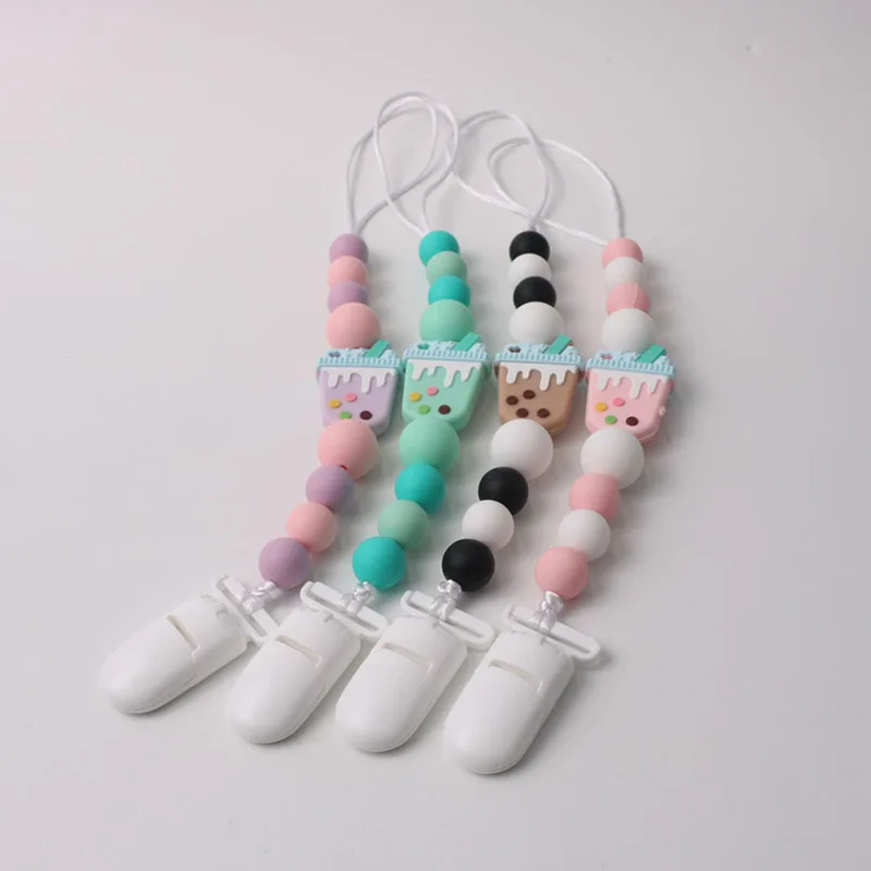 Chip Dale 2pcs/set Baby Pacifier Chain Silicone Teething Chain Baby Milk Tea Teether Soother Holder BPA Free Baby Teether Chip Dale 2pcs/set Baby Pacifier Chain Silicone Teething Chain Baby Milk Tea Teether Soother Holder BPA Free Baby Teether