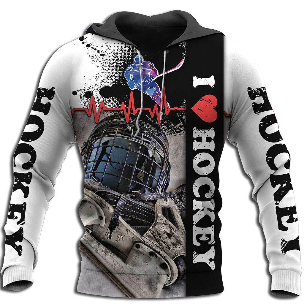 

Love Hockey 3D All Over Printed Jacket Men/women Sports Hoodie Unisex Casual Streetwear Sweatshirt Pullover Sudadera Hombre
