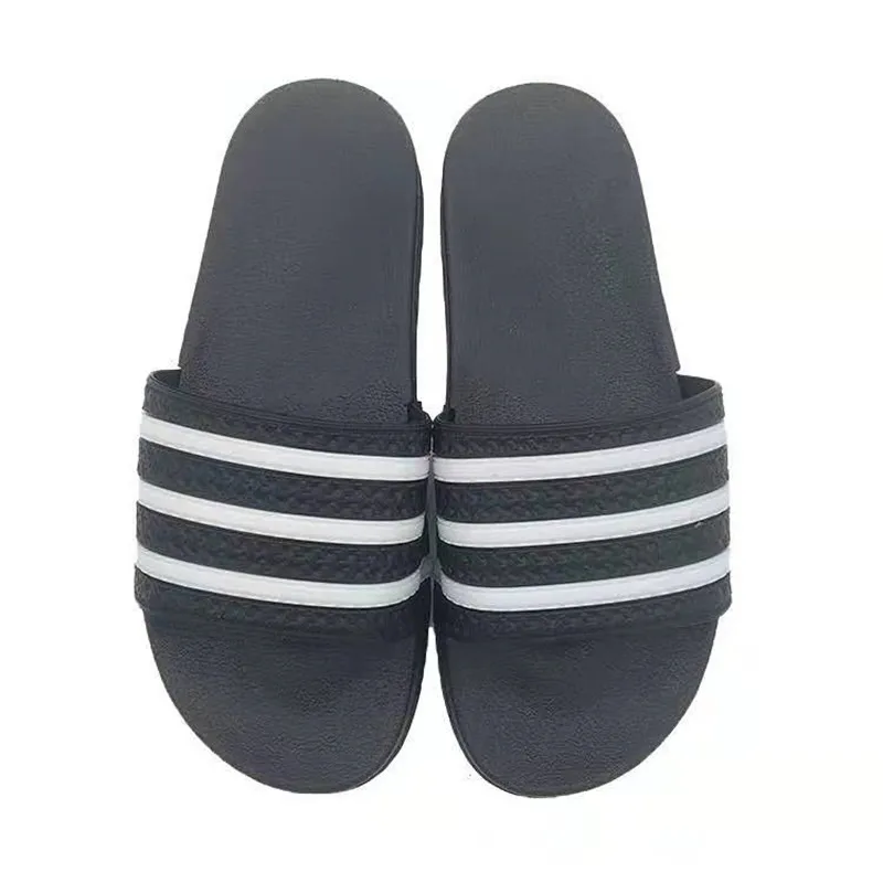 Мужские летние шлепанцы; пляжные сандалии на плоской подошве; дизайнерские шлепанцы; размеры 39; полосатые шлепанцы; Уличная Повседневная обувь домашние тапки