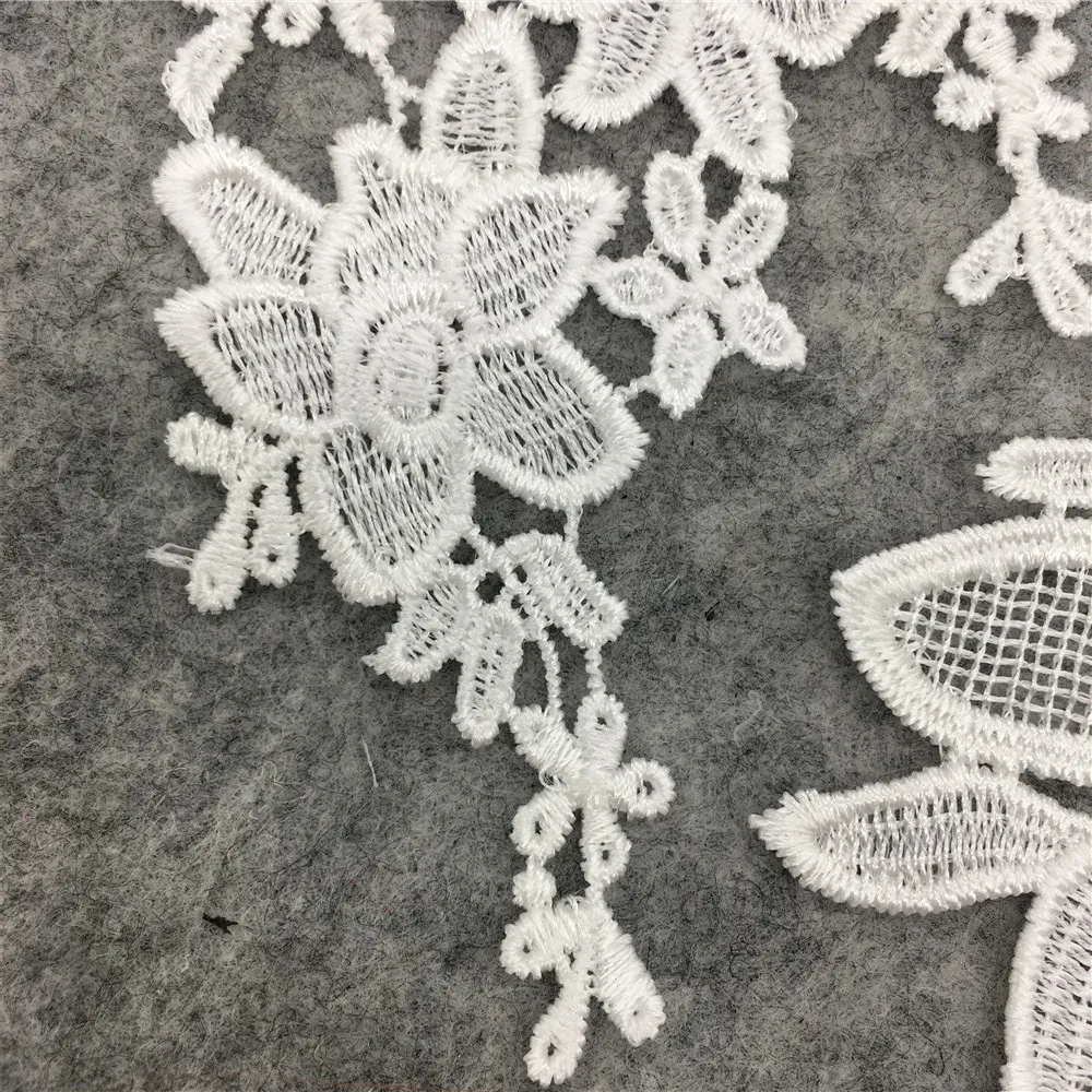 Горячая Распродажа 21*10 5 см Искусственный кружевной воротник с вышивкой вырезом